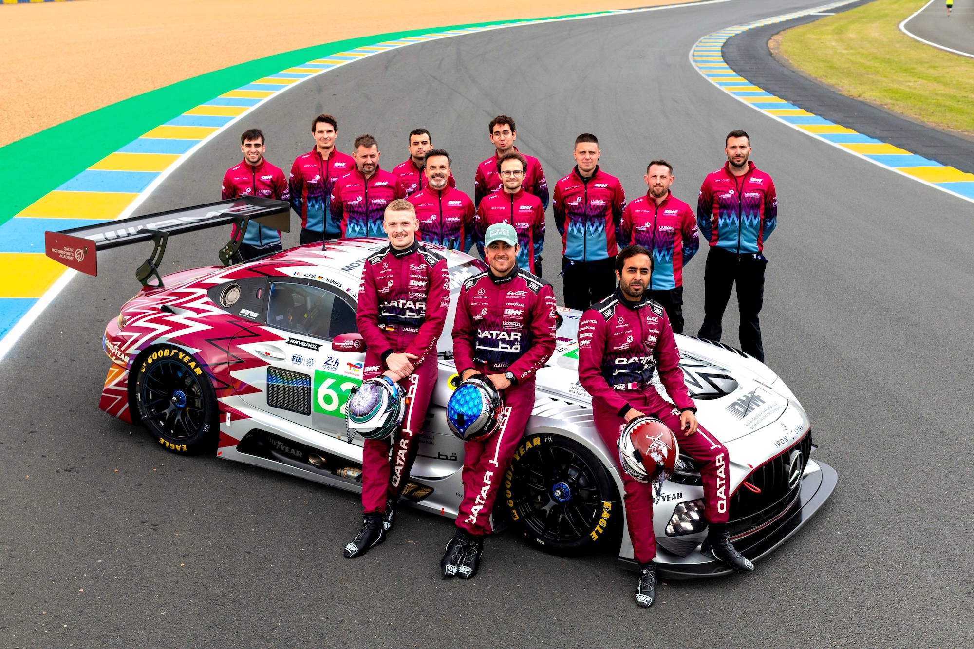 Das Team auf der Strecke
